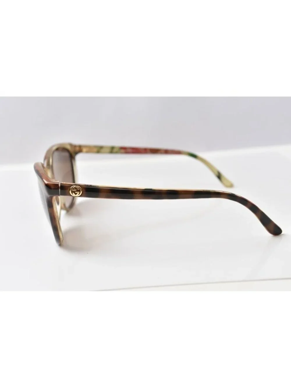 Gucci Sunglasses Eyewear S Brown Marble Floral